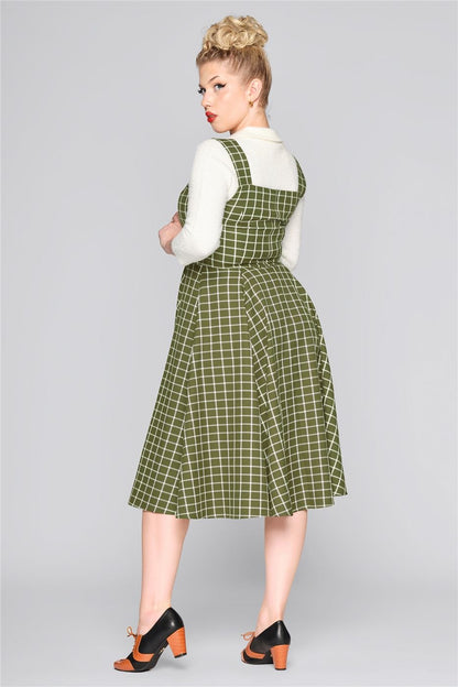 Eloise Acres Check Swing Dress