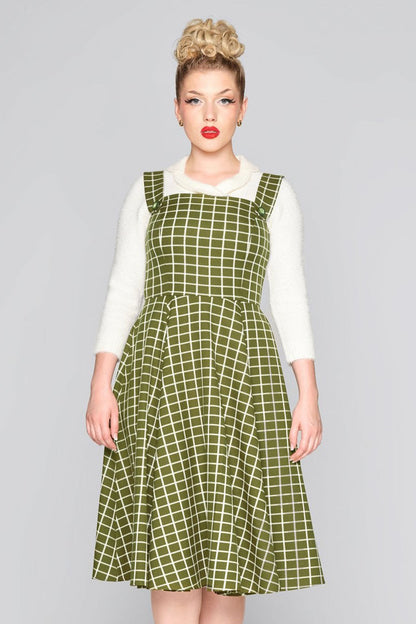 Eloise Acres Check Swing Dress
