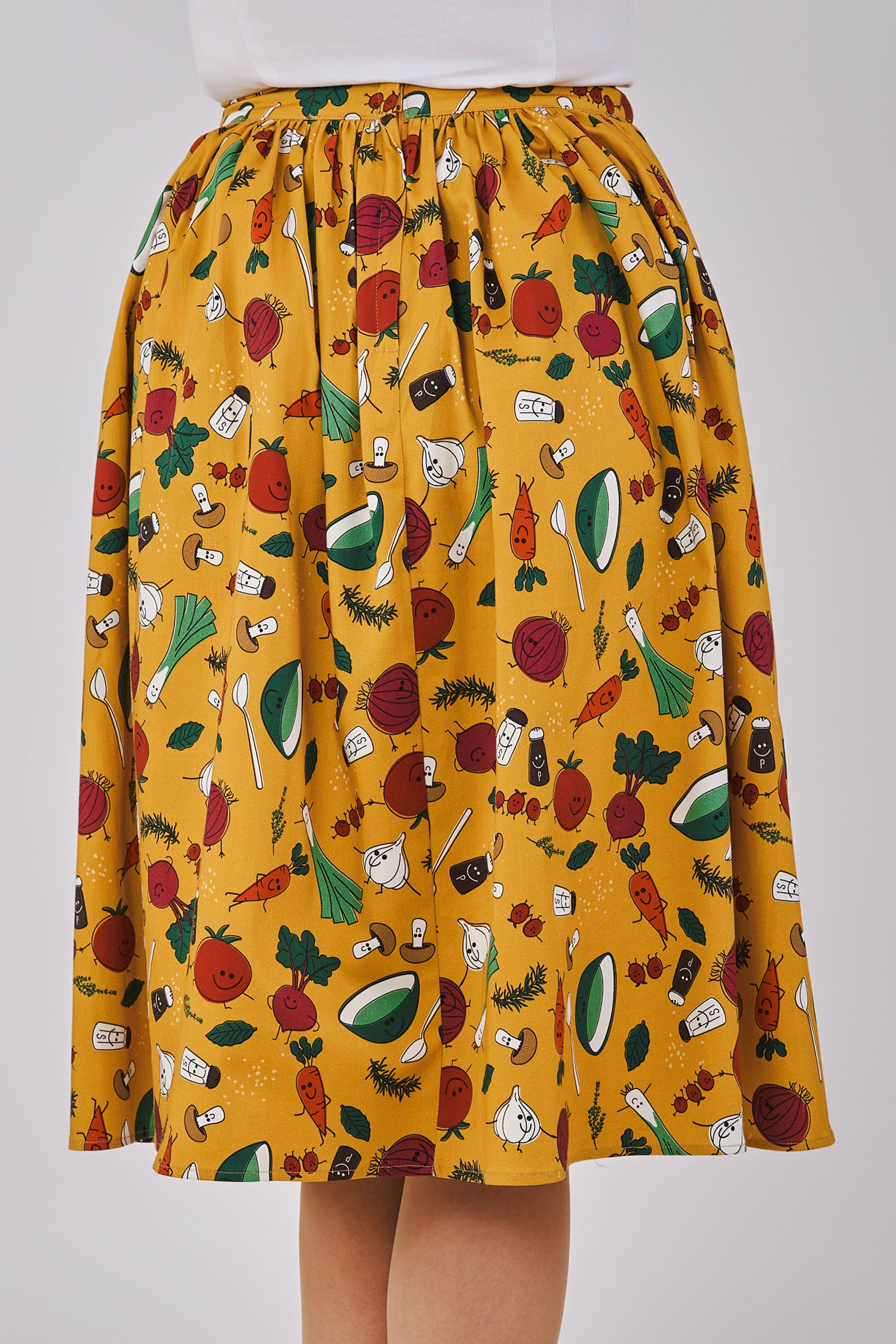 Jasmine Veggie Party Swing Skirt