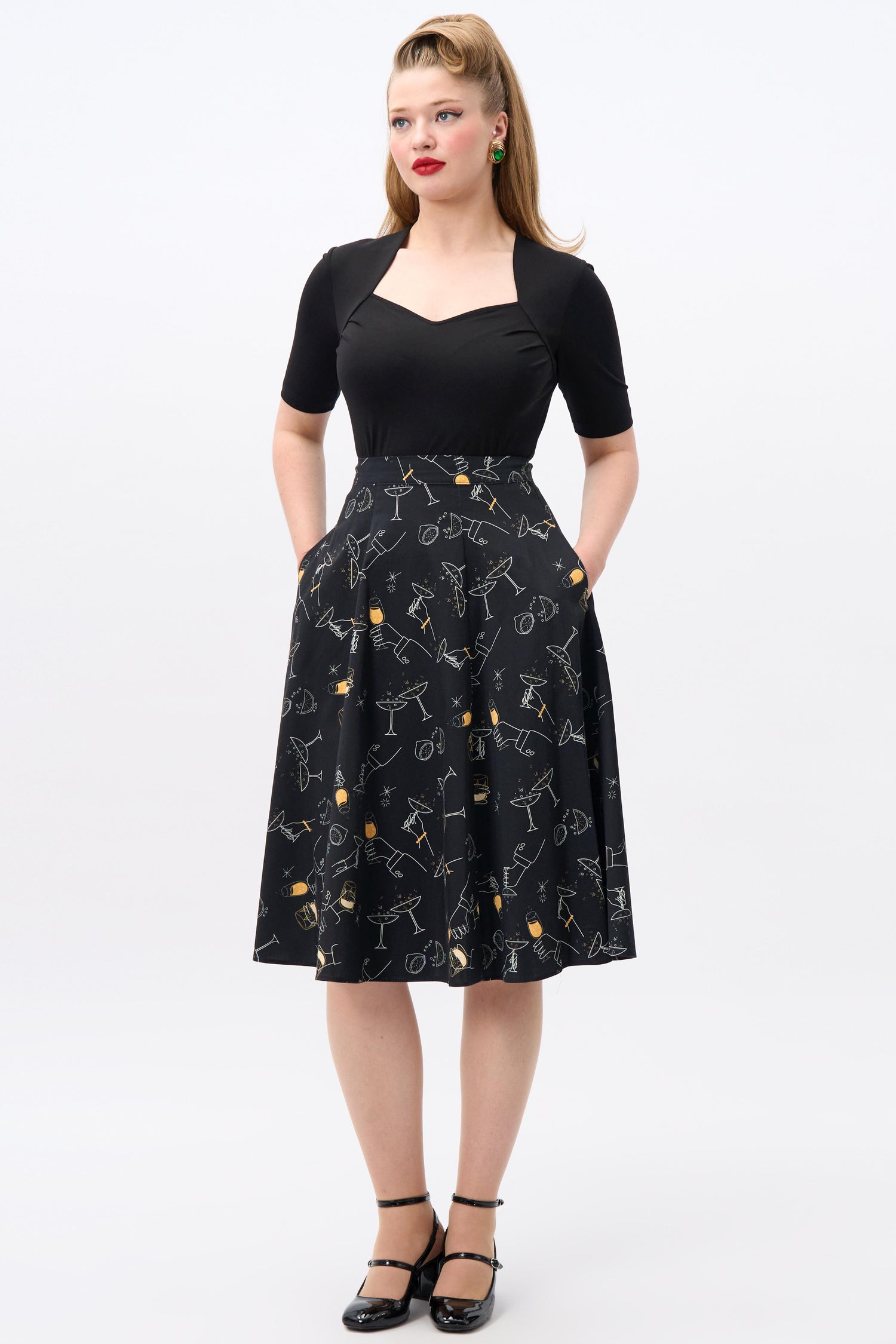Milla Cheers! Swing Skirt