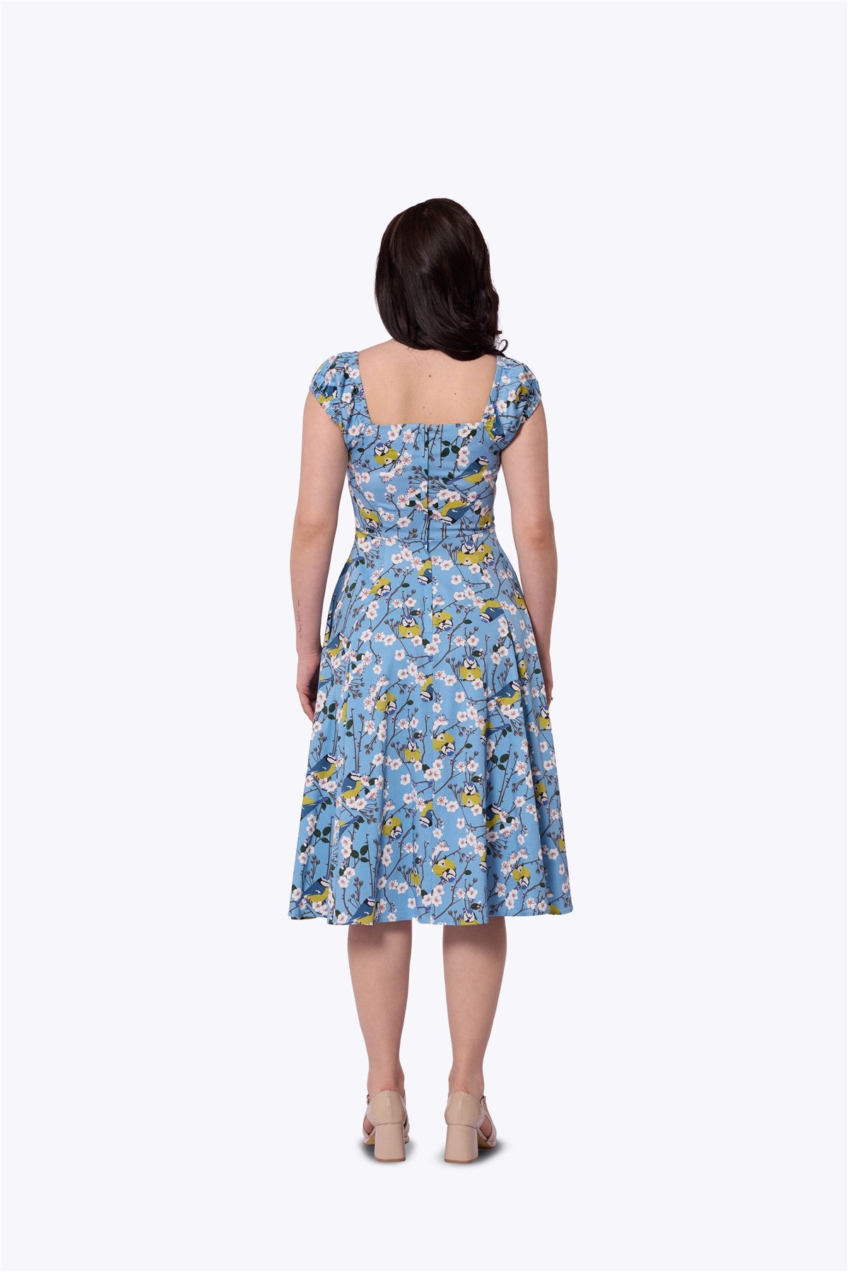 Dolores Blossom Birds Doll Dress