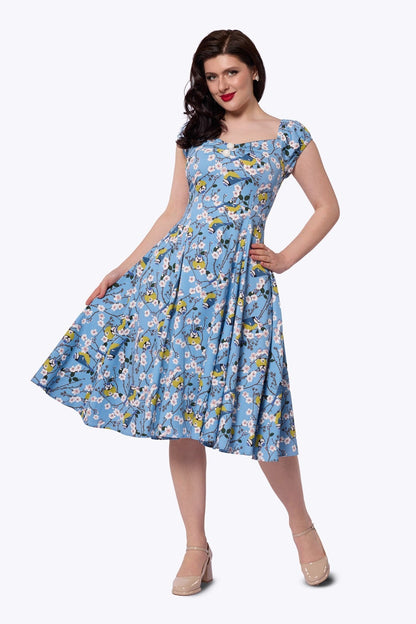 Dolores Blossom Birds Doll Dress