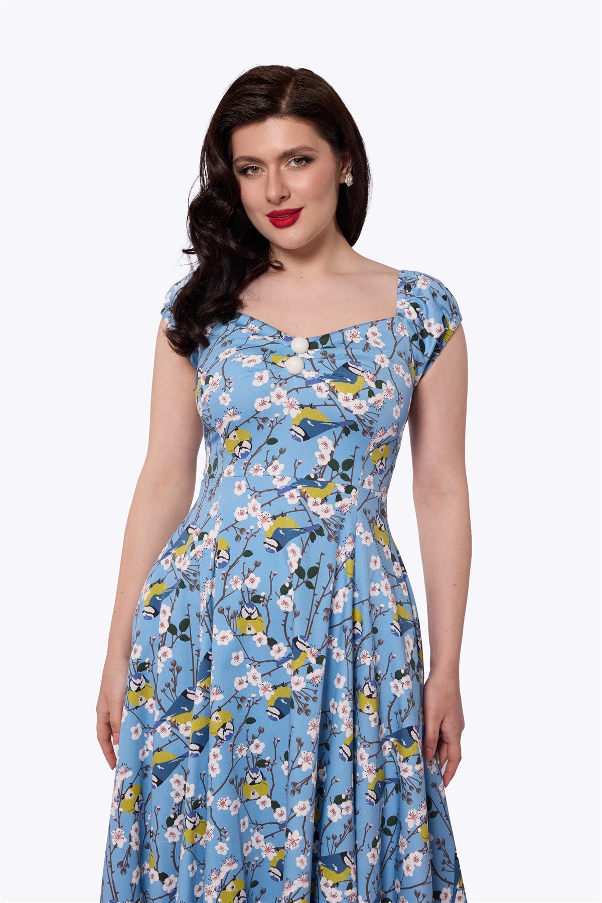 Dolores Blossom Birds Doll Dress