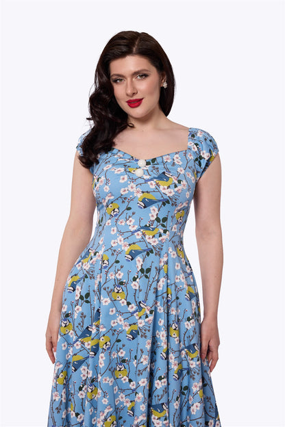 Dolores Blossom Birds Doll Dress
