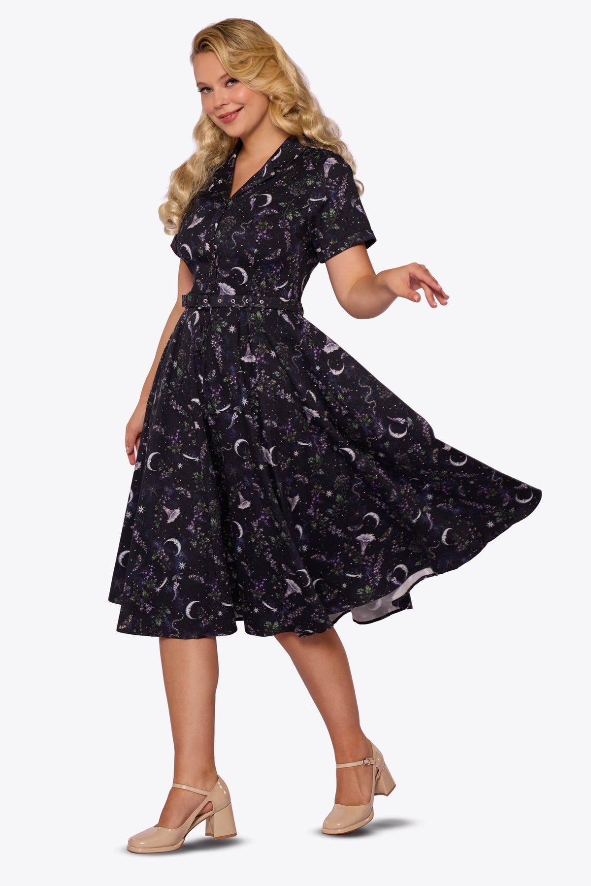 Caterina Celestial Poison Garden Swing Dress