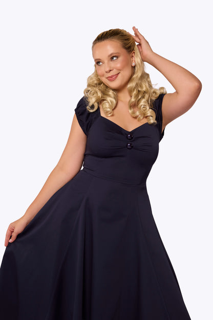 Dolores Navy Doll Dress