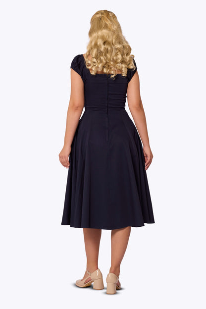 Dolores Navy Doll Dress