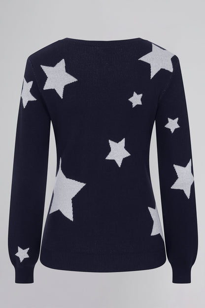 Sabrina Metallic Star Jumper