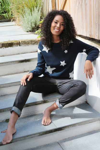 Sabrina Metallic Star Jumper