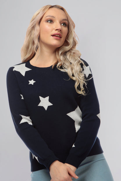 Sabrina Metallic Star Jumper