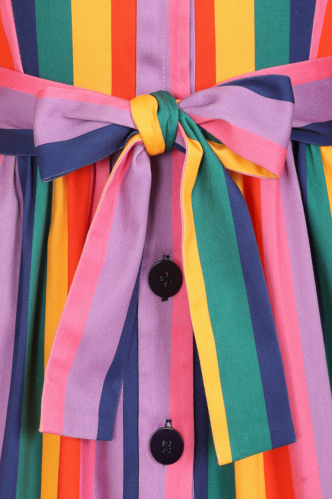 Lauren Rainbow Wishes Stripe Dress