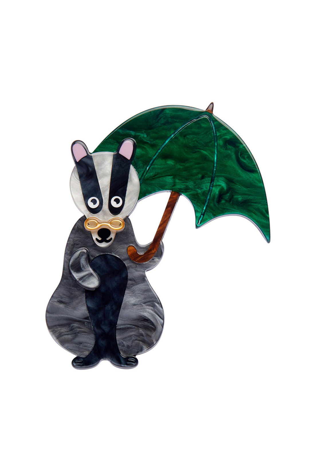 Erstwilder Bill The Badger Brooch
