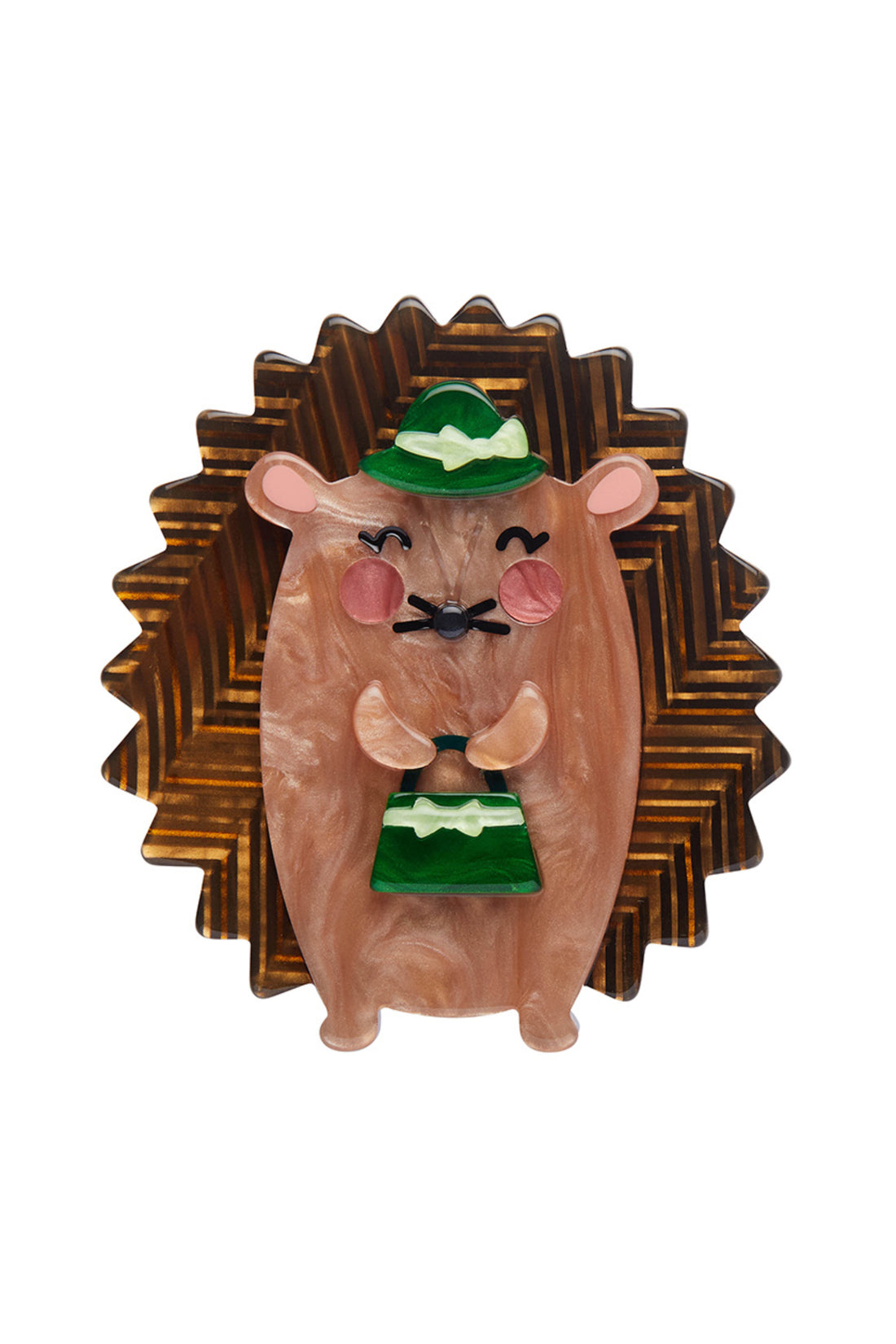 Erstwilder Harriet The Hedgehog Brooch