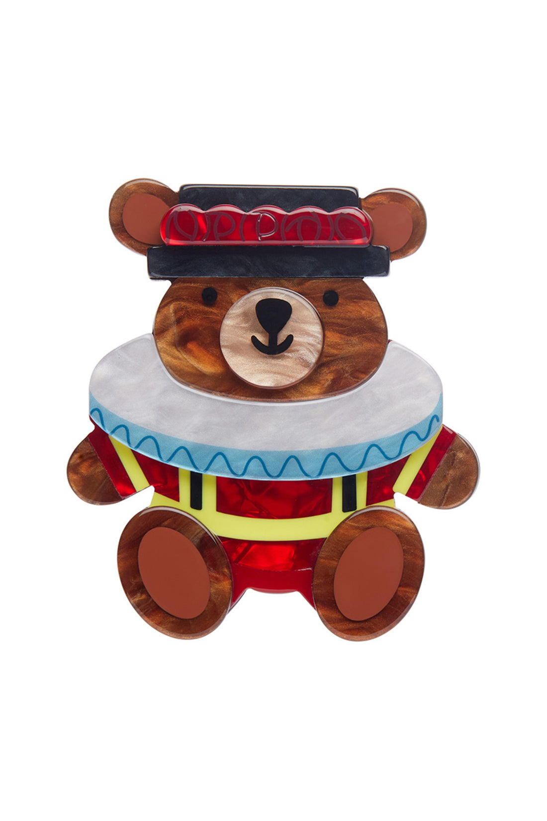 Erstwilder Teddy Yeoman Brooch