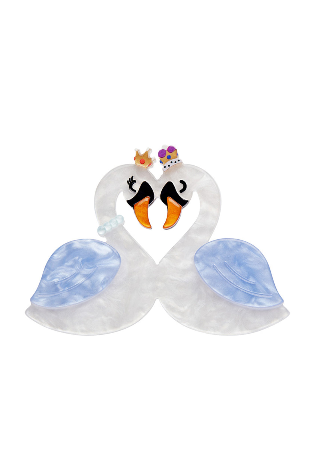 Erstwilder Swan Love Brooch