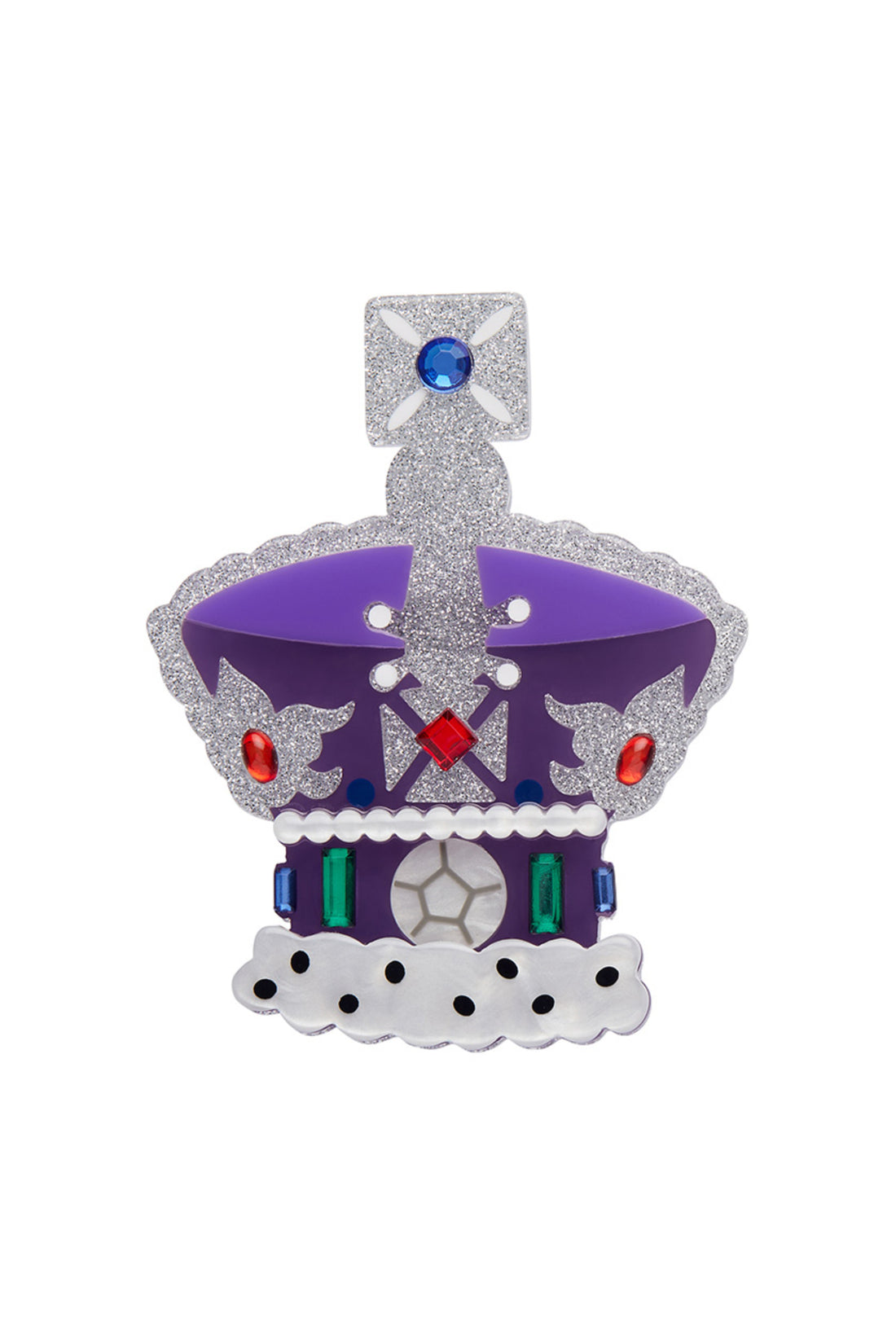 Erstwilder Crown Jewels Brooch