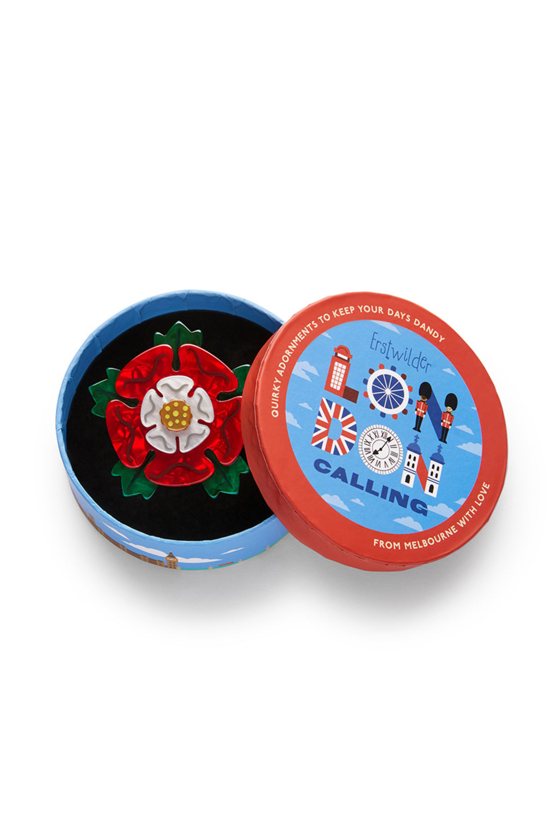 Erstwilder Tudor Rose Brooch
