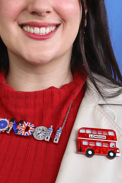 Erstwilder Double-Decker Brooch