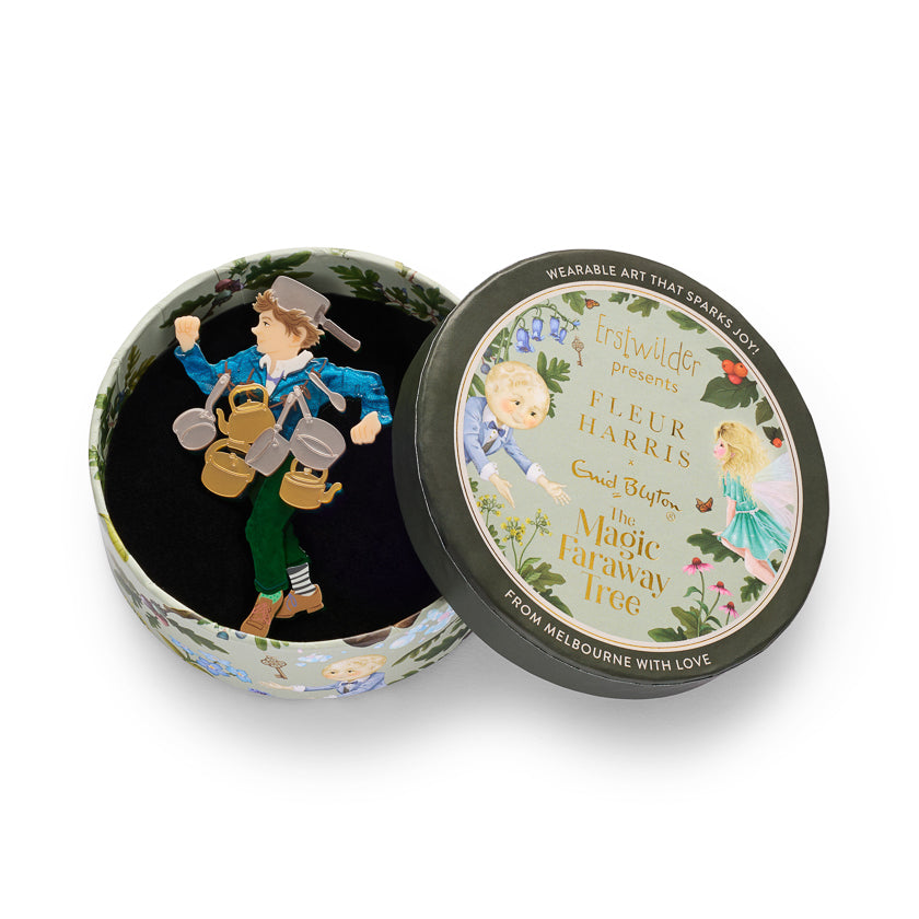 Erstwilder Saucepan Man Brooch