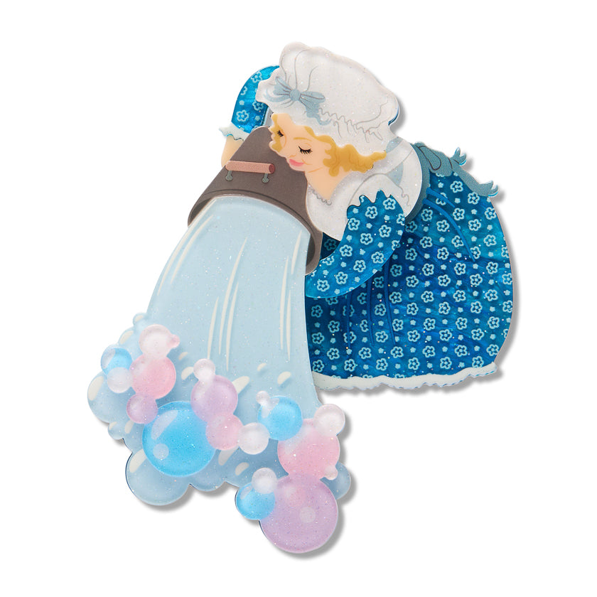 Erstwilder Dame Washalot Brooch