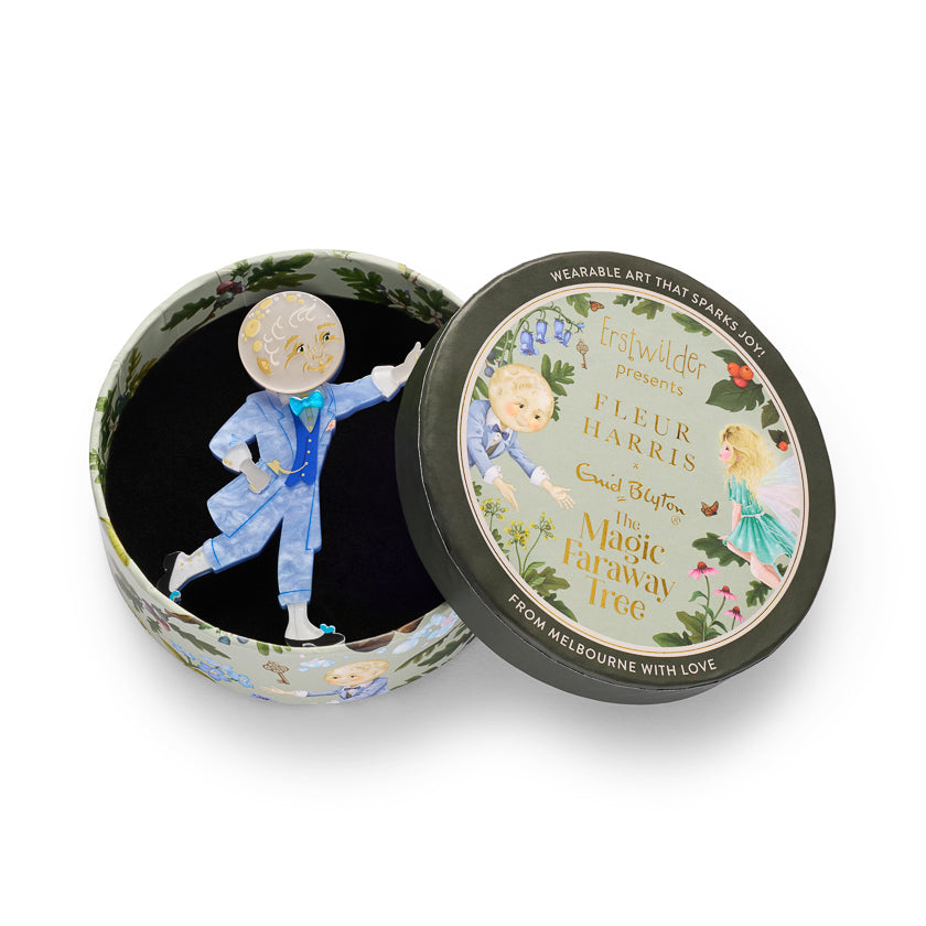 Erstwilder Moonface Brooch