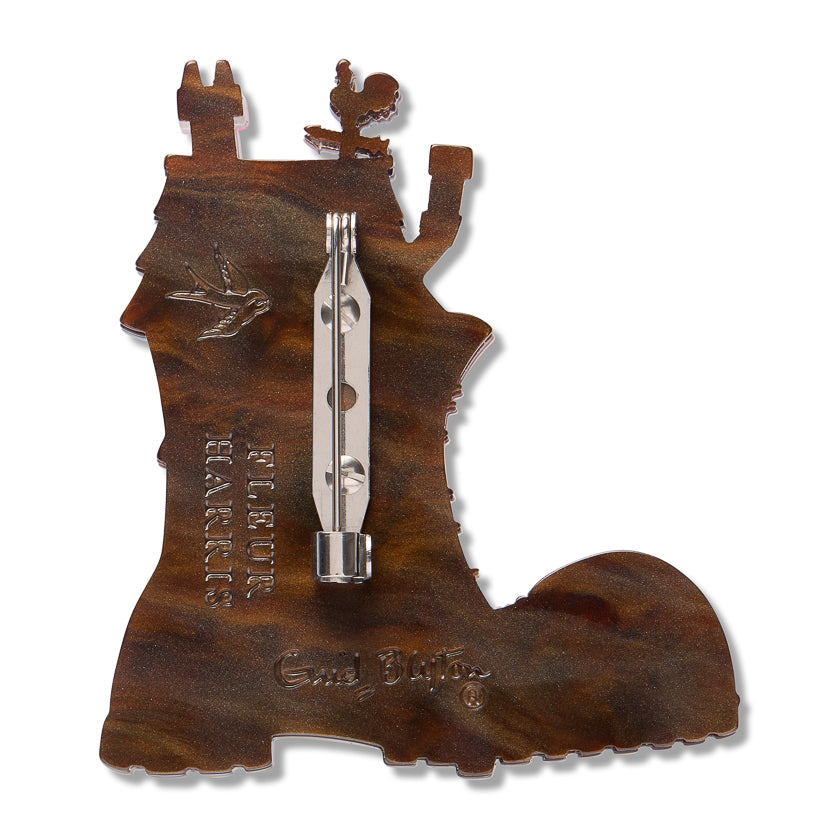 Erstwilder Shoe House Brooch