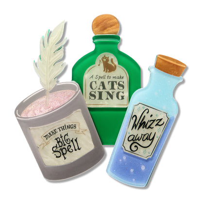 Erstwilder Spell Bottles Brooch