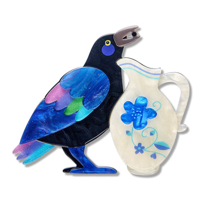 Thirsty Work Brooch
