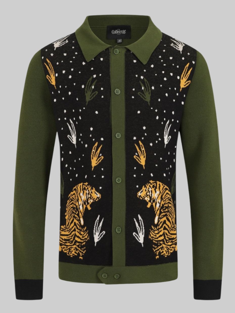 Luca 50s Tiger Cardigan