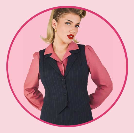 Ensemble Tailleur Vintage LEVERE OF LONDON Taille 38 - Couleur Rouille, Laine/polyester