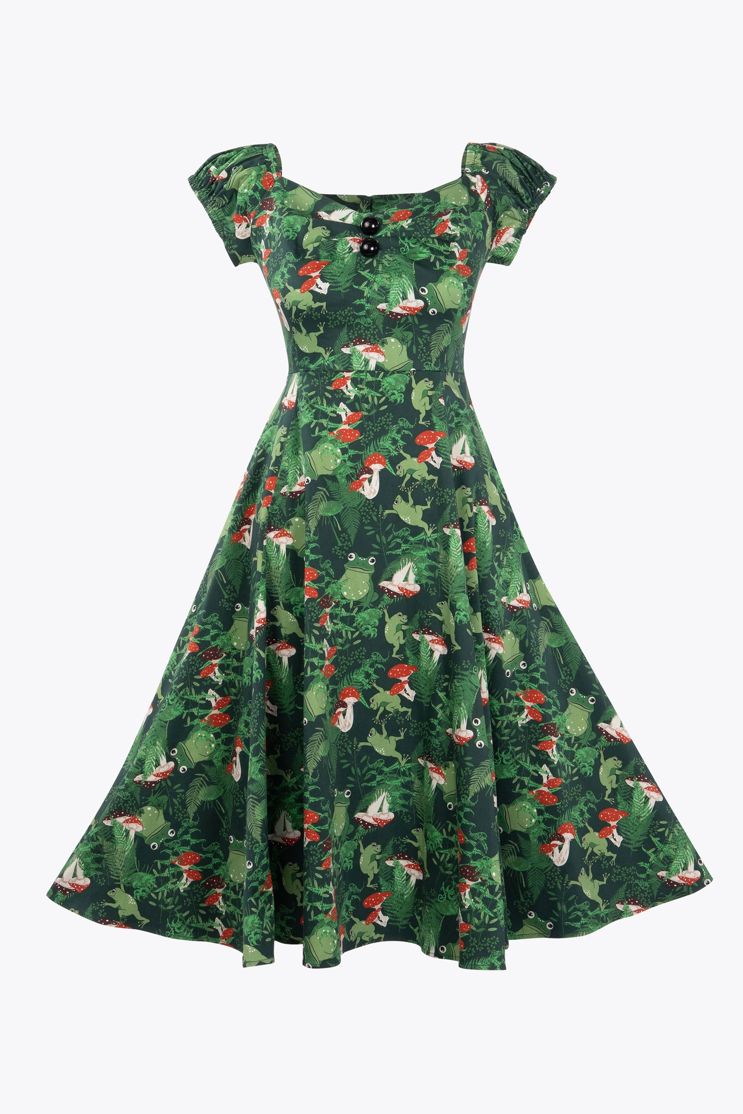 frog dress Dolores Frog Forest Doll Dress