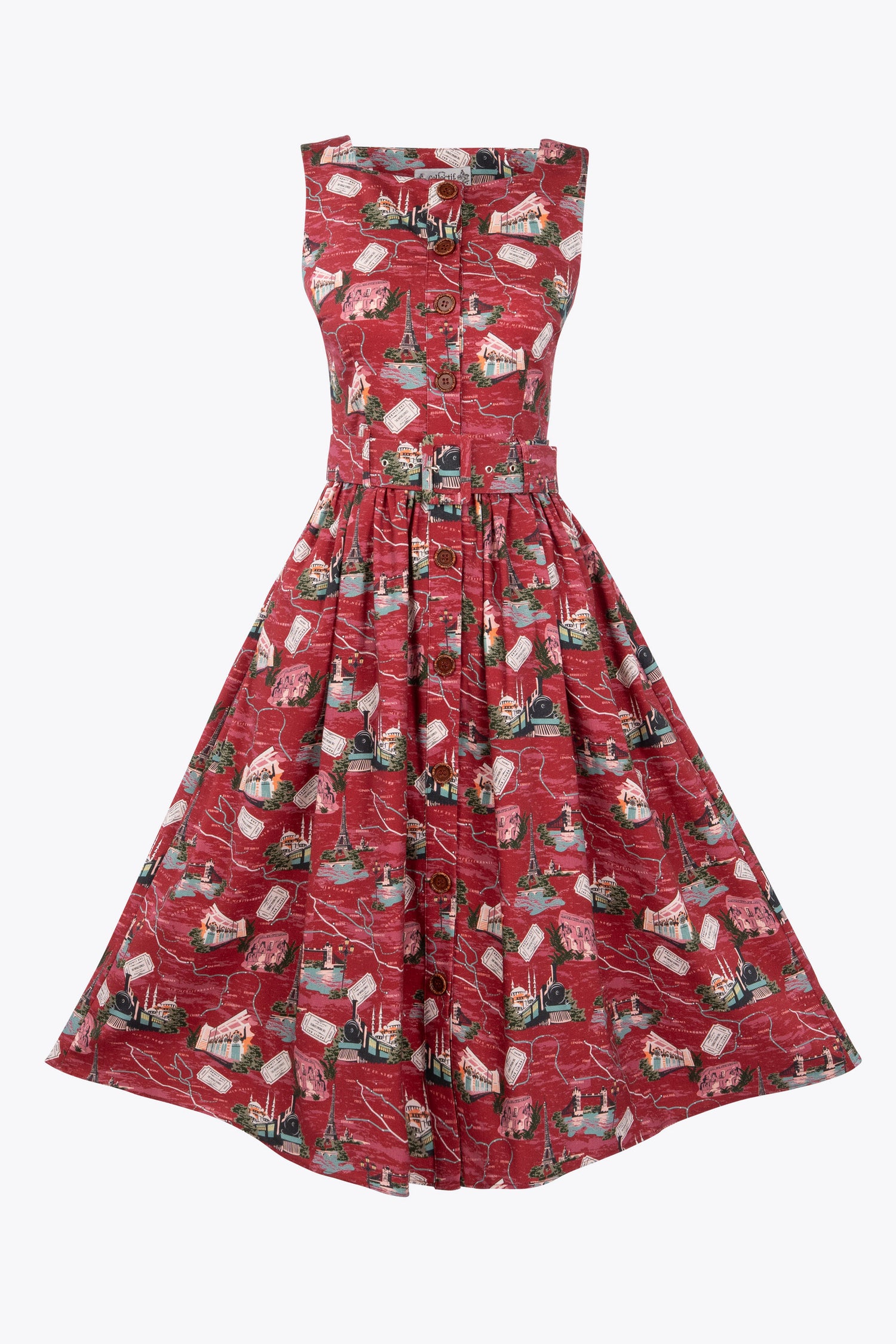 Polly Vintage Express Swing Dress Polly Vintage Express Swing Dress