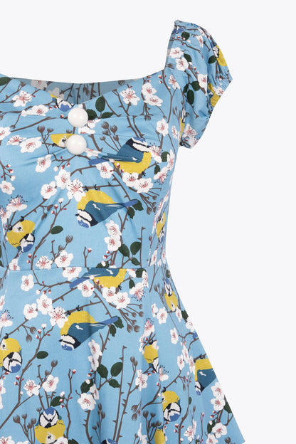 Dolores Blossom Birds Doll Dress