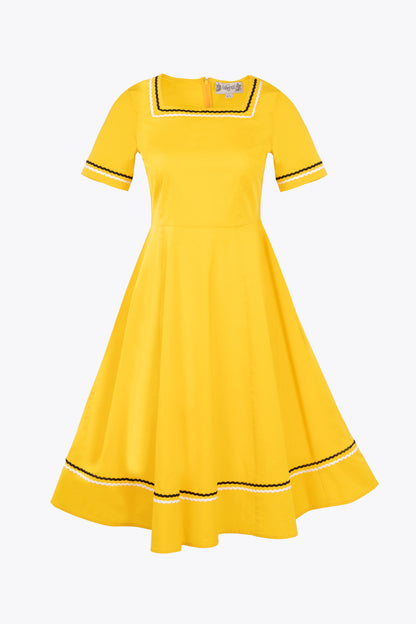 Tilda Rick Rack Flared Dress