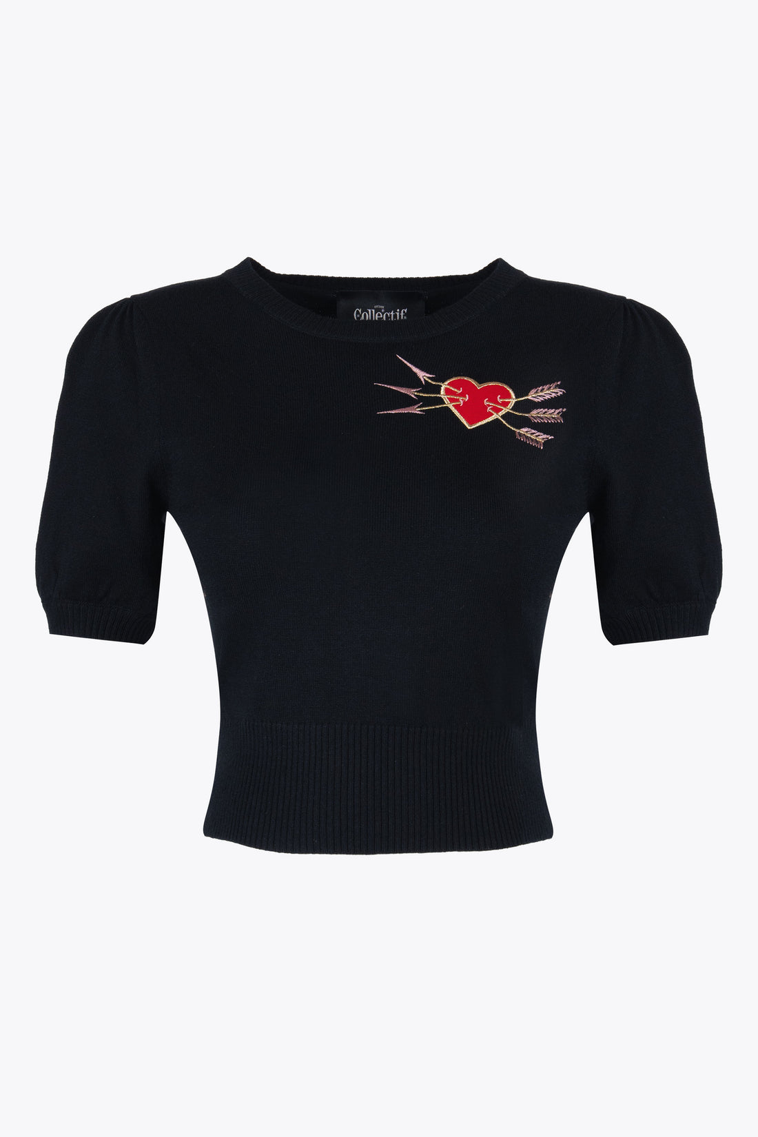 Chris Love Struck Knitted Top