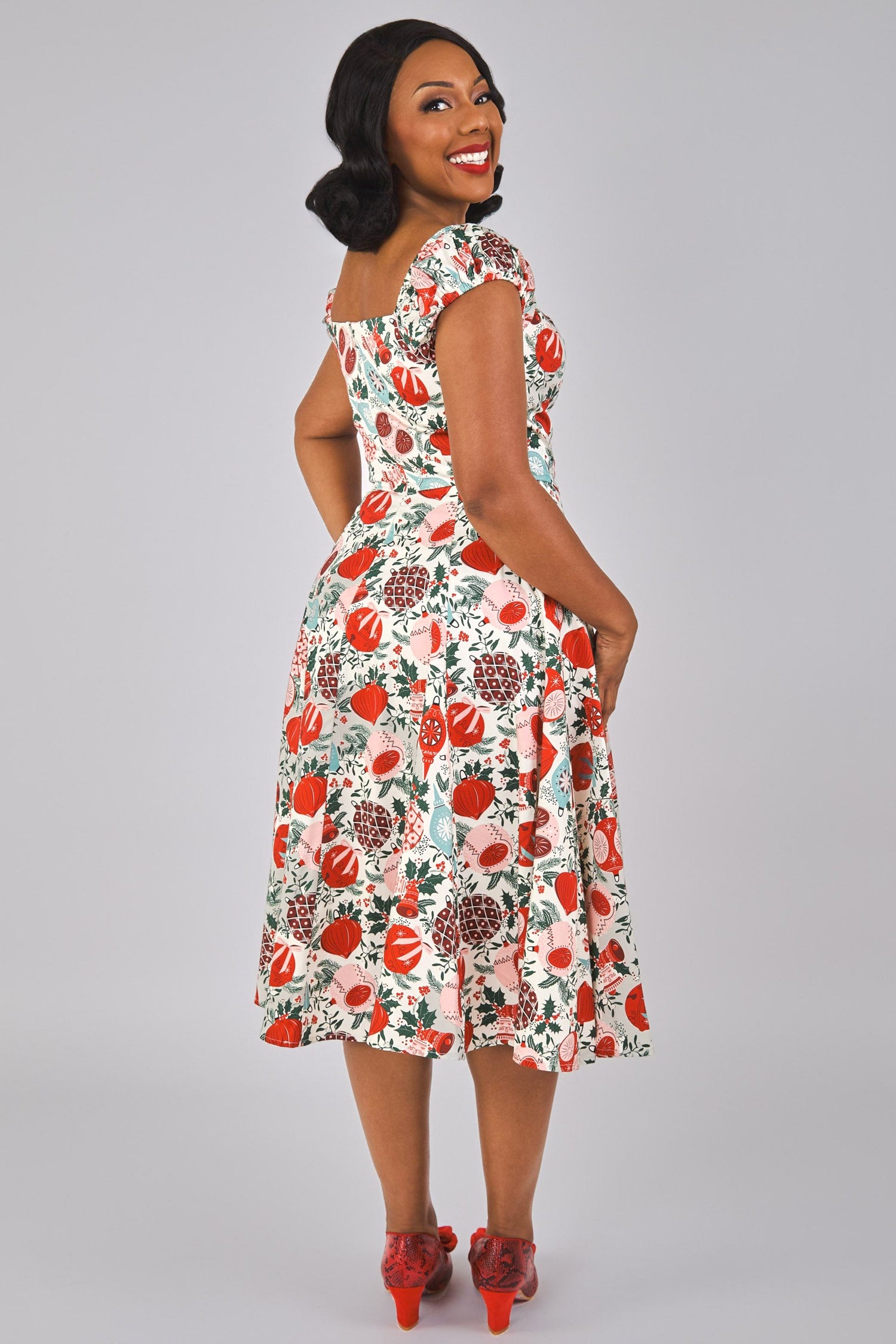 Dolores Deck The Halls Doll Dress