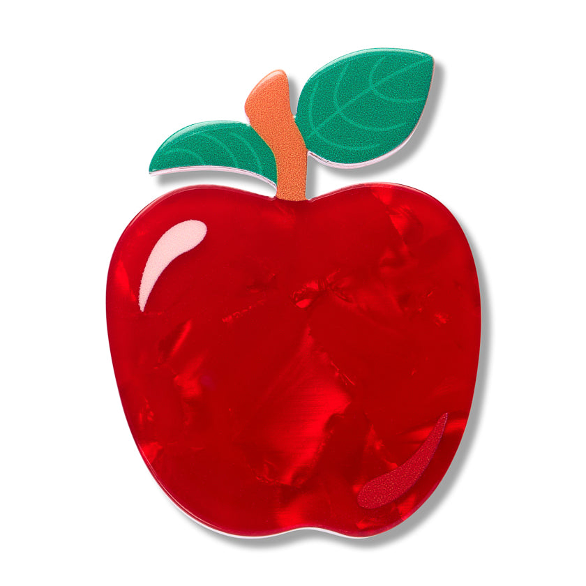Apple Simplified Mini Brooch