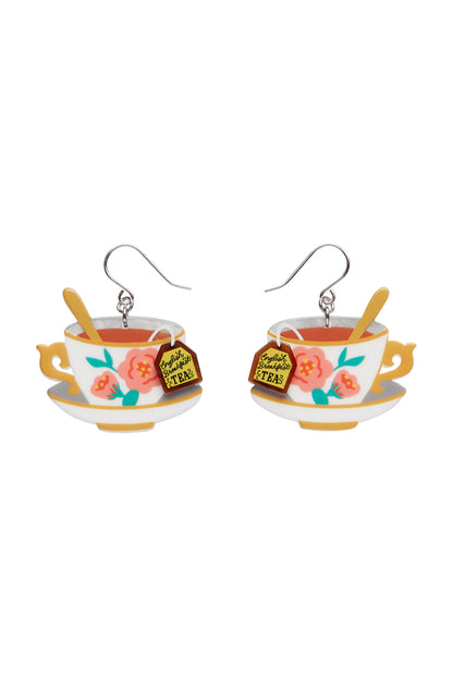 Erstwilder Fancy A Cuppa Drop Earrings
