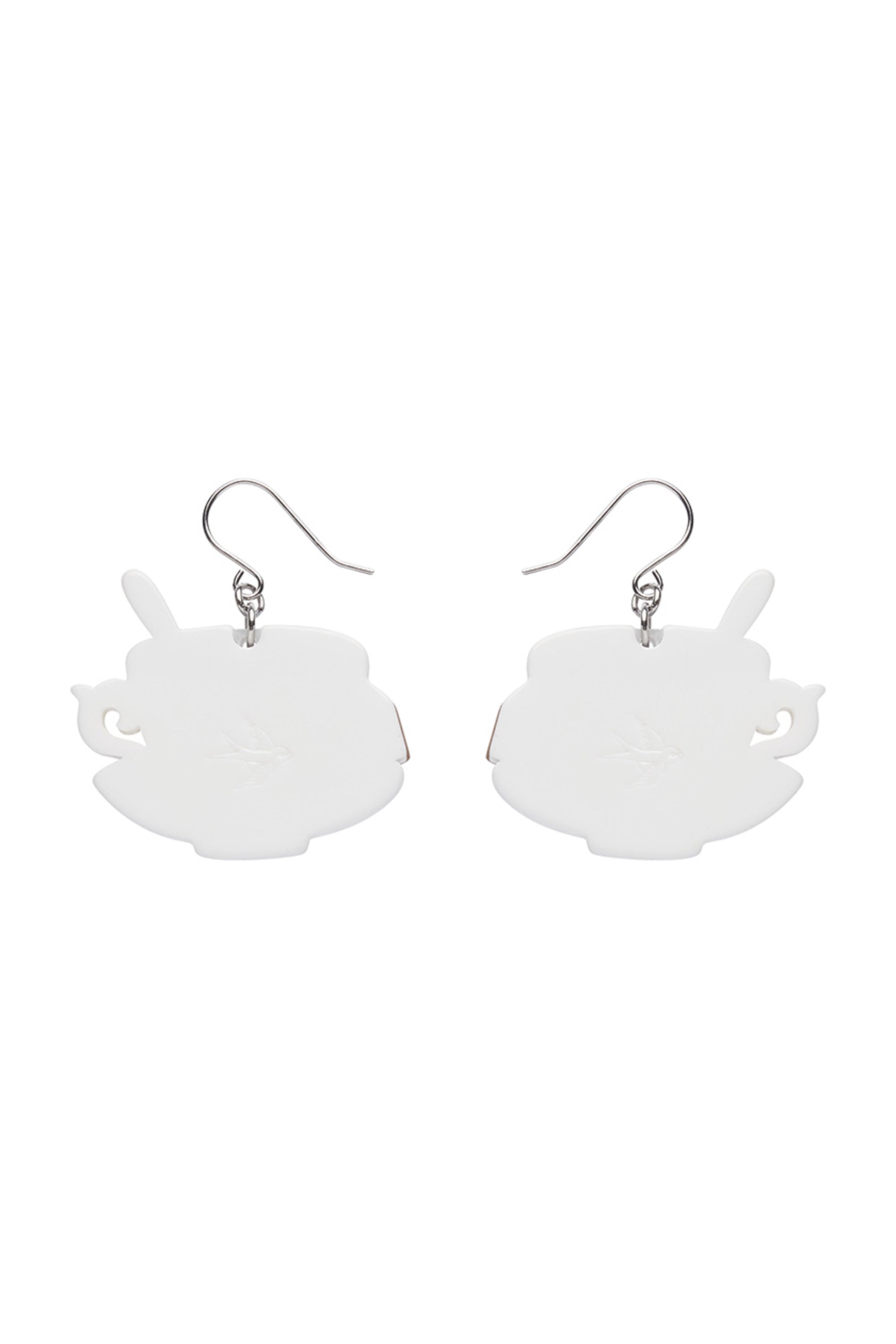 Erstwilder Fancy A Cuppa Drop Earrings