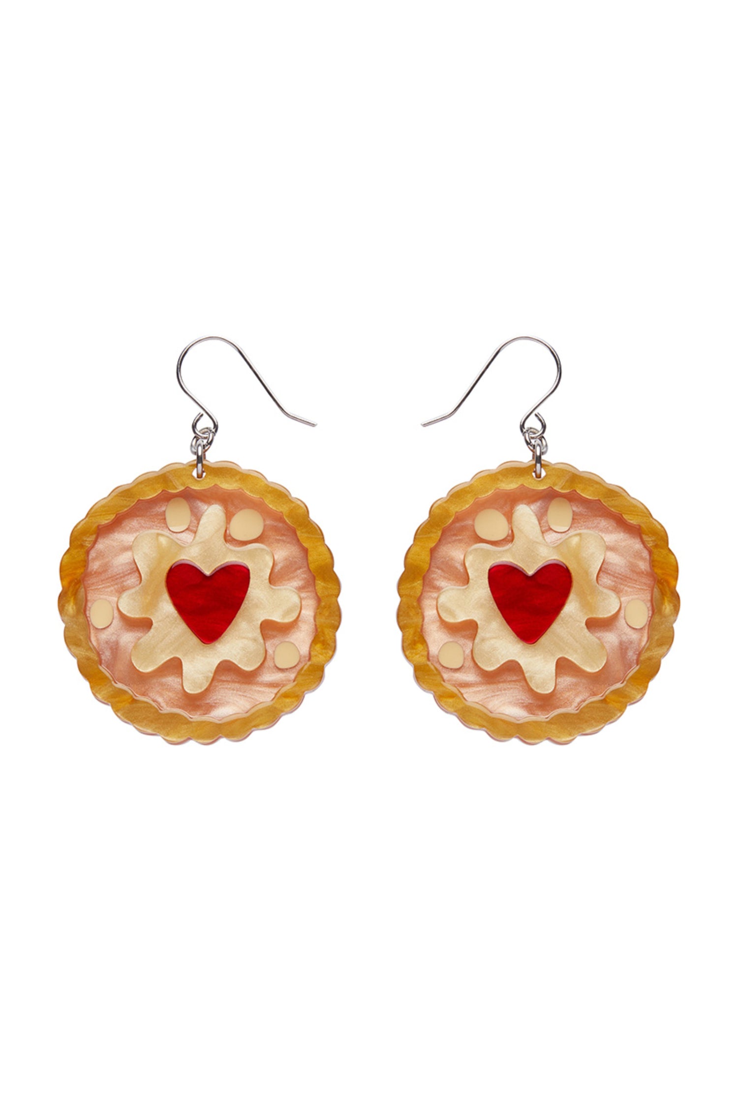 Erstwilder Jammie Dodger Drop Earrings