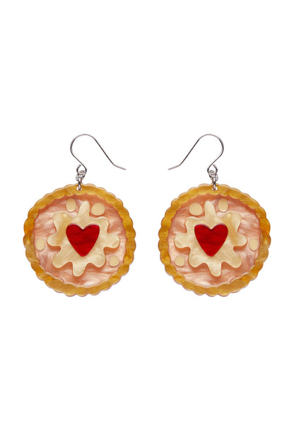 Erstwilder Jammie Dodger Drop Earrings