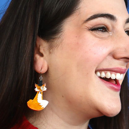 Erstwilder Felix The Fox Drop Earrings