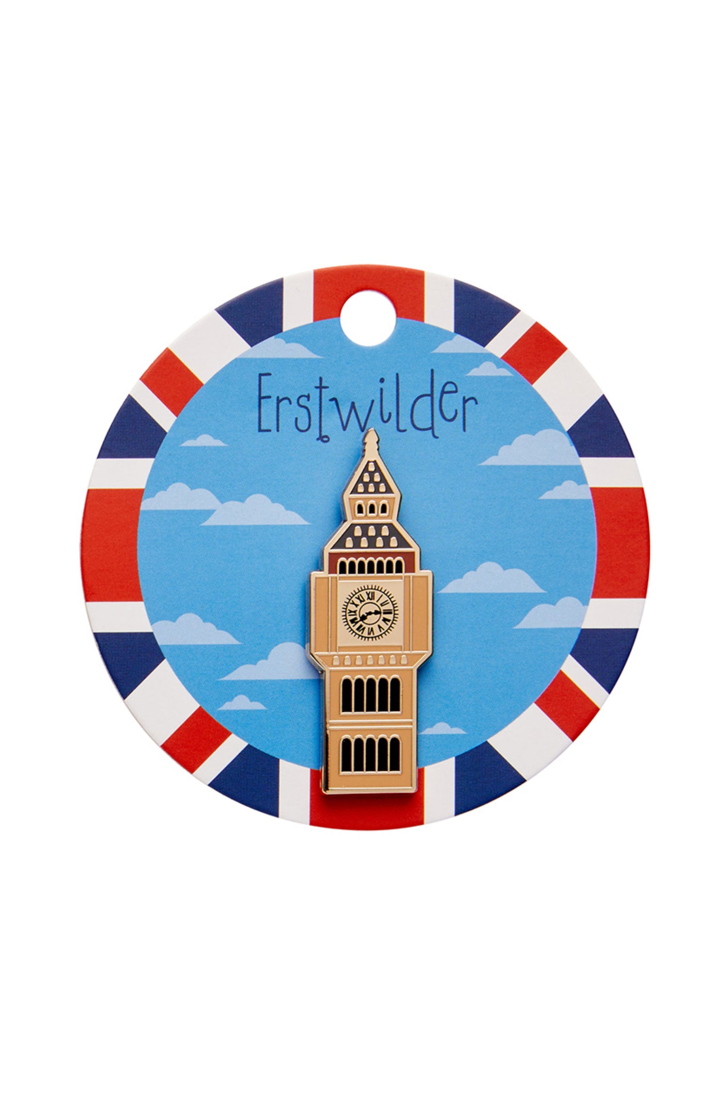 Erstwilder Big Ben Enamel Pin