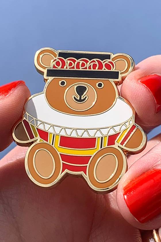 Erstwilder Teddy Yeoman Enamel Pin