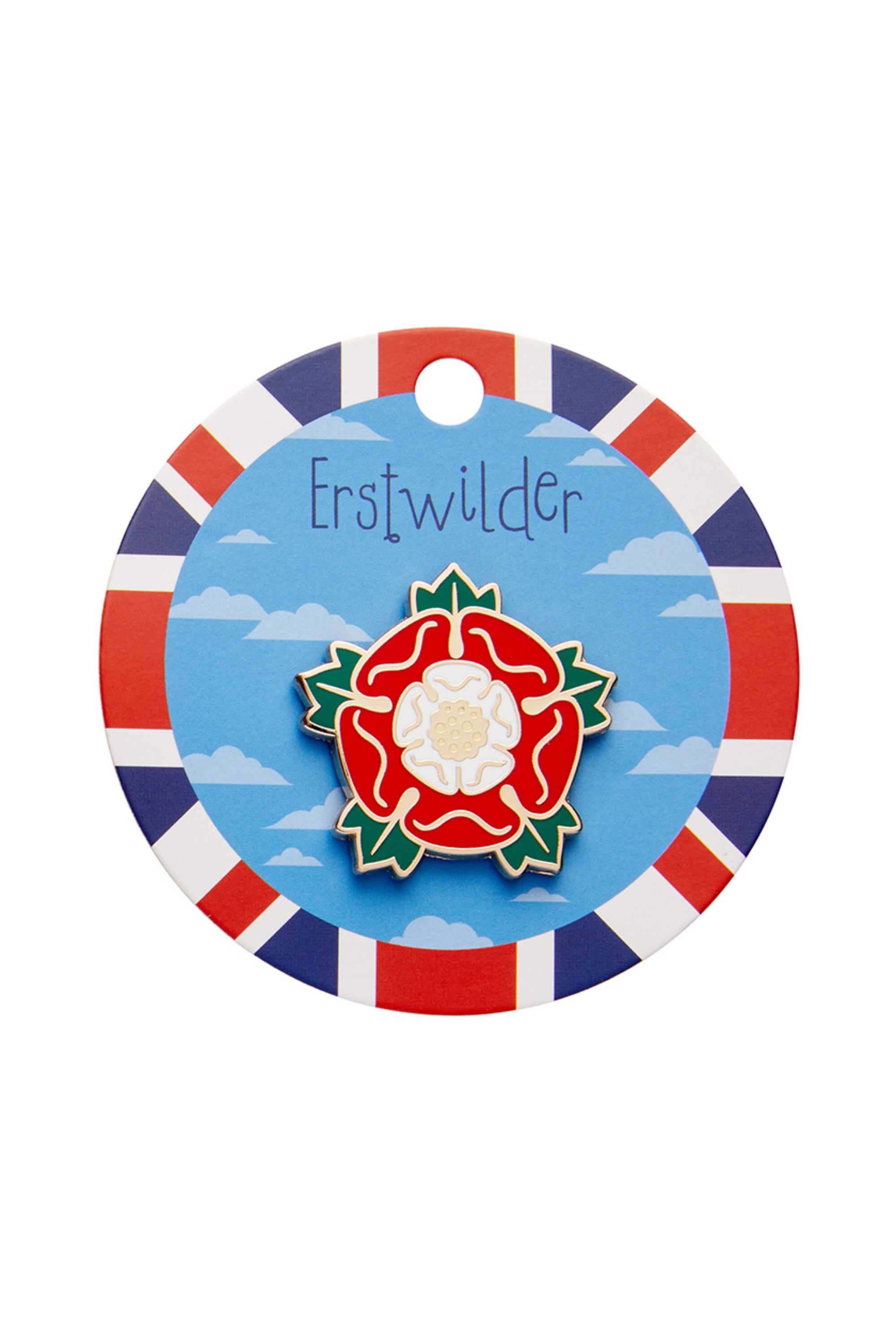 Erstwilder Tudor Rose Enamel Pin
