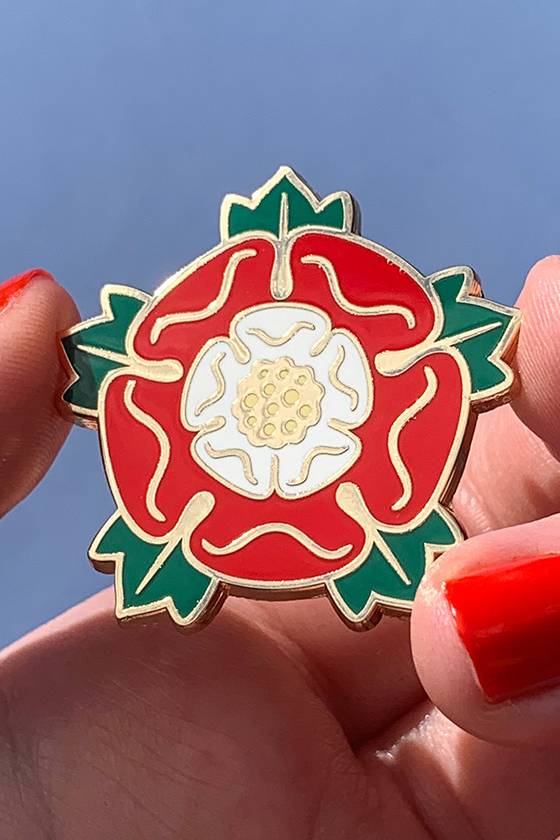 Erstwilder Tudor Rose Enamel Pin