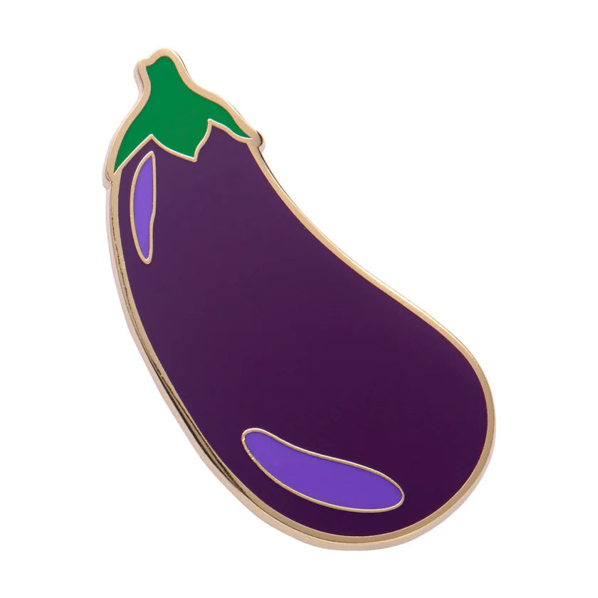 Eggplant Envy Enamel Pin