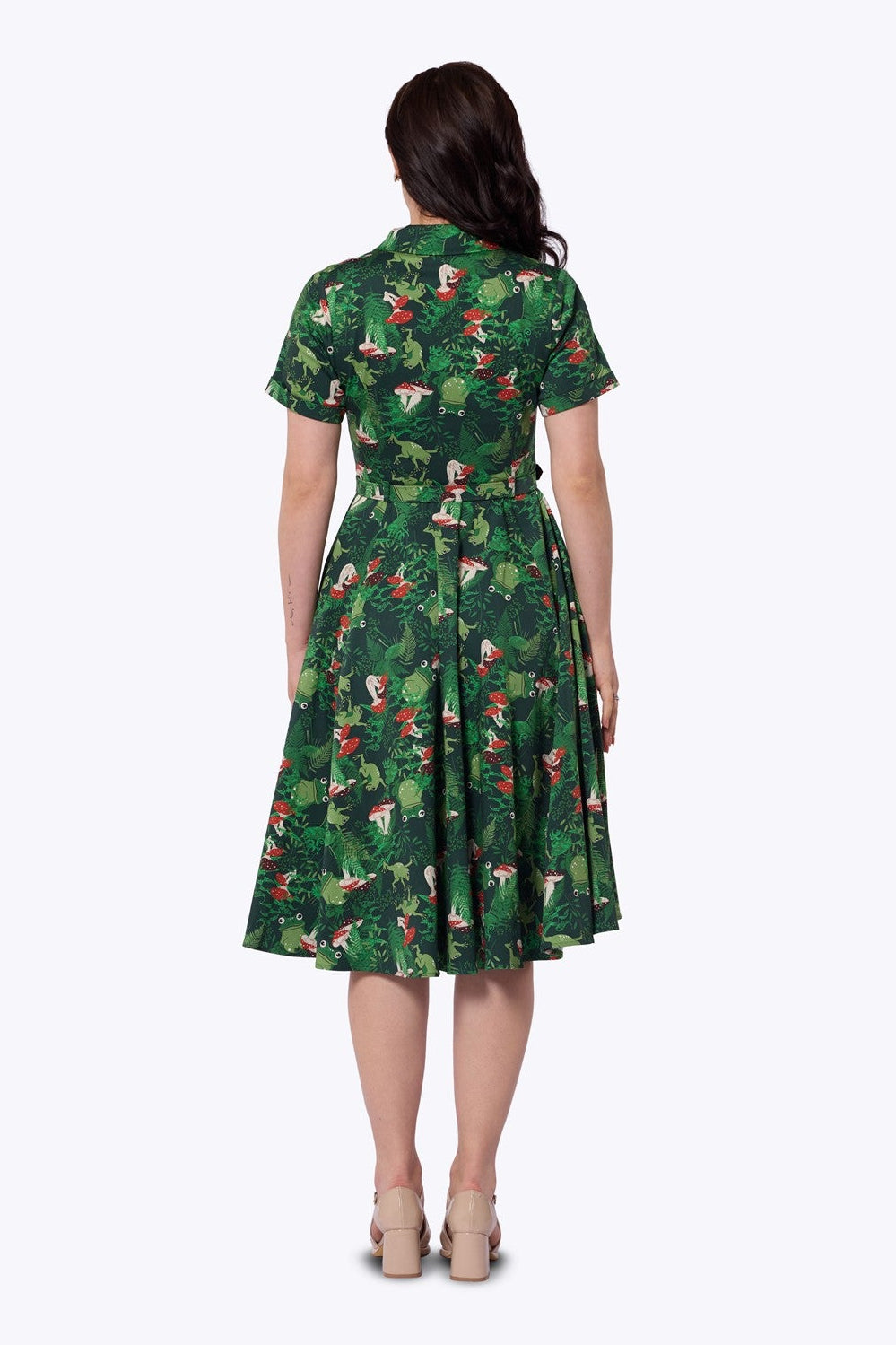 Caterina Frog Forest Swing Dress