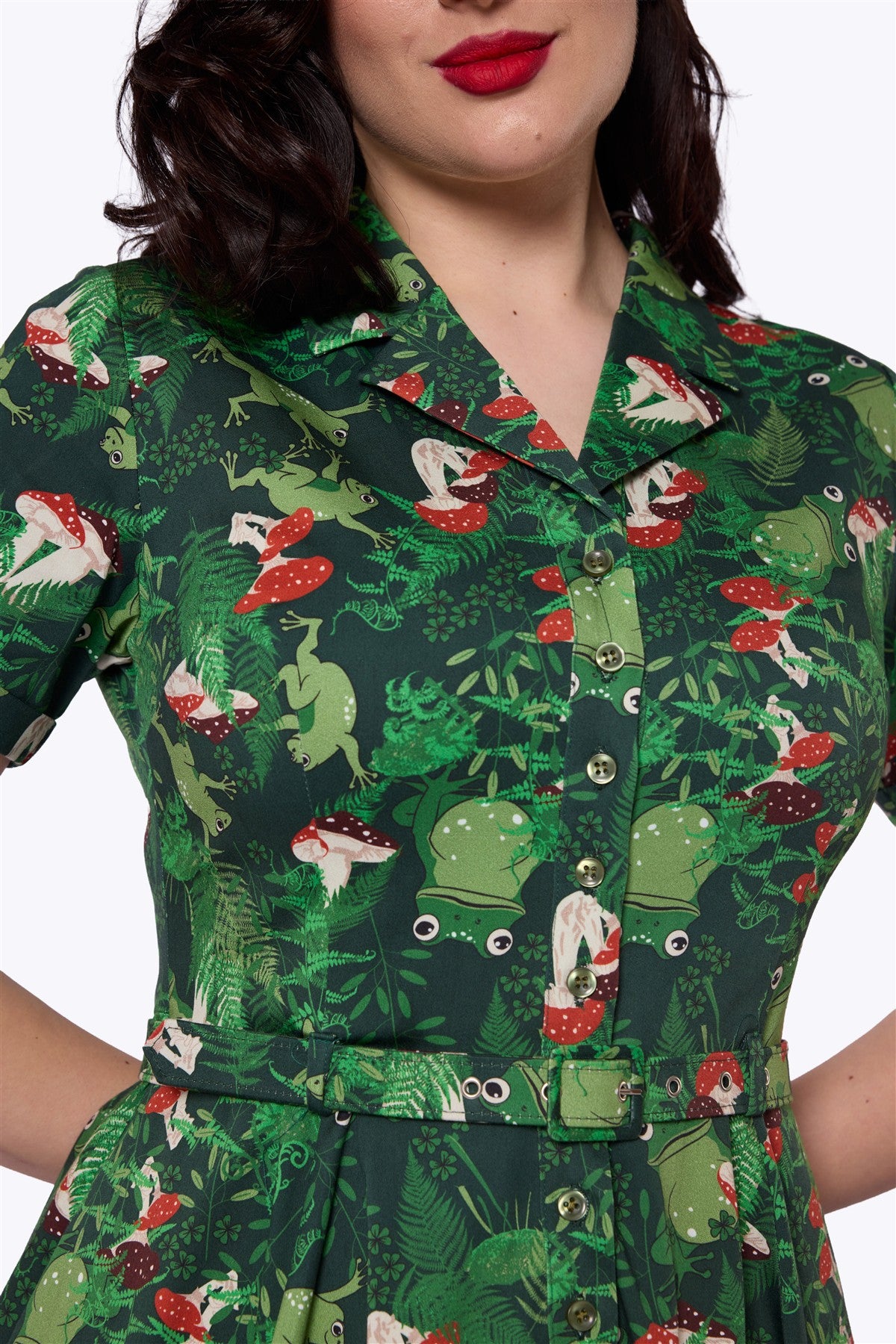 Caterina Frog Forest Swing Dress