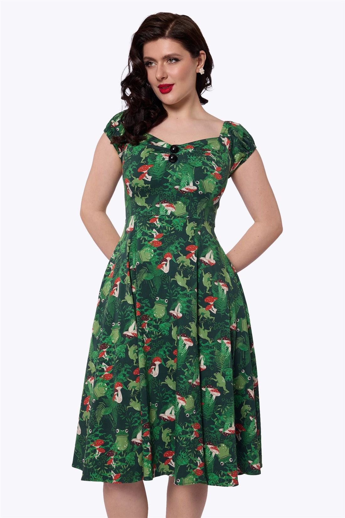 Dolores Frog Forest Doll Dress